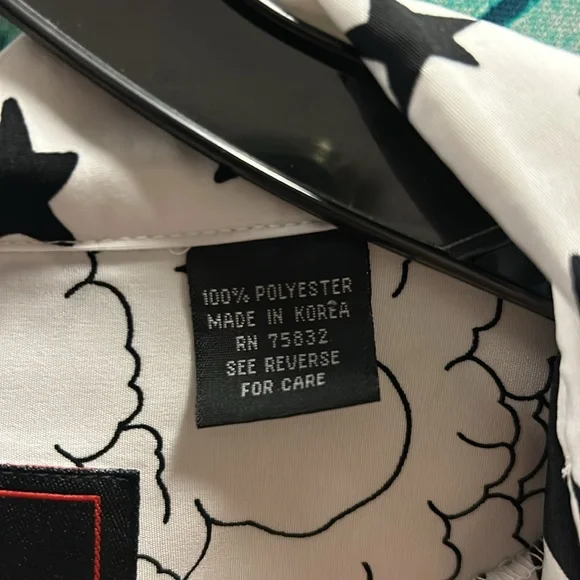 Led Zeppelin black white button down XXL - Picture 3 of 6